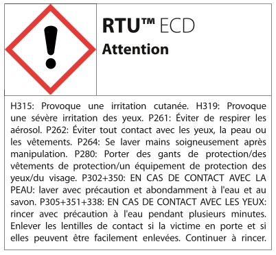 RTU ECD - spray de 1 L nettoyant et désinfectant pour évaporateur - Aspen  Pumps - 177ACE0013